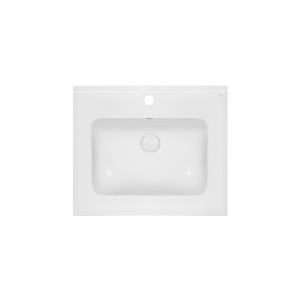 Раковина Qtap Albatross E49 600х490х200 White з донним клапаном QT01119060E49W