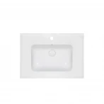 Раковина Qtap Albatross E49 700х490х200 White с донным клапаном QT01119070E49W