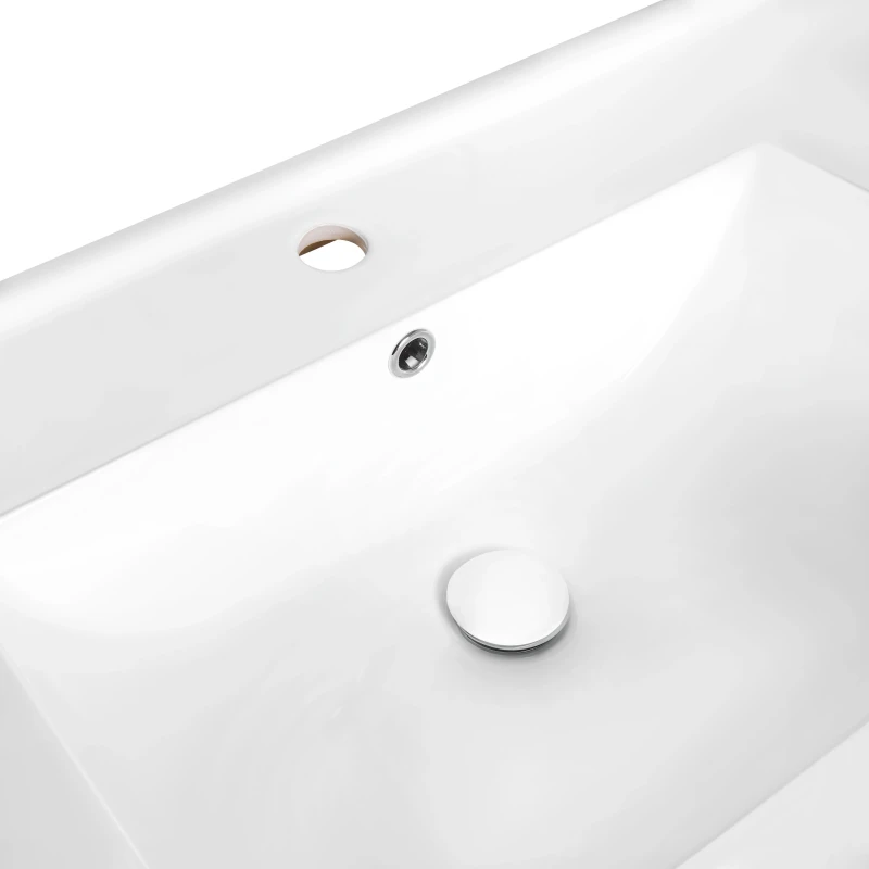 Раковина Qtap Albatross 5C 1000х480х210 White з донним клапаном QT01115100CW