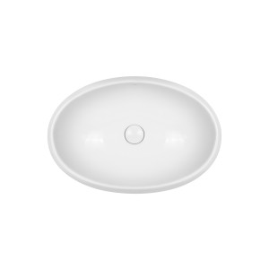 Раковина-чаша Qtap Leo 600х400х155 White з донним клапаном QT11117060GW