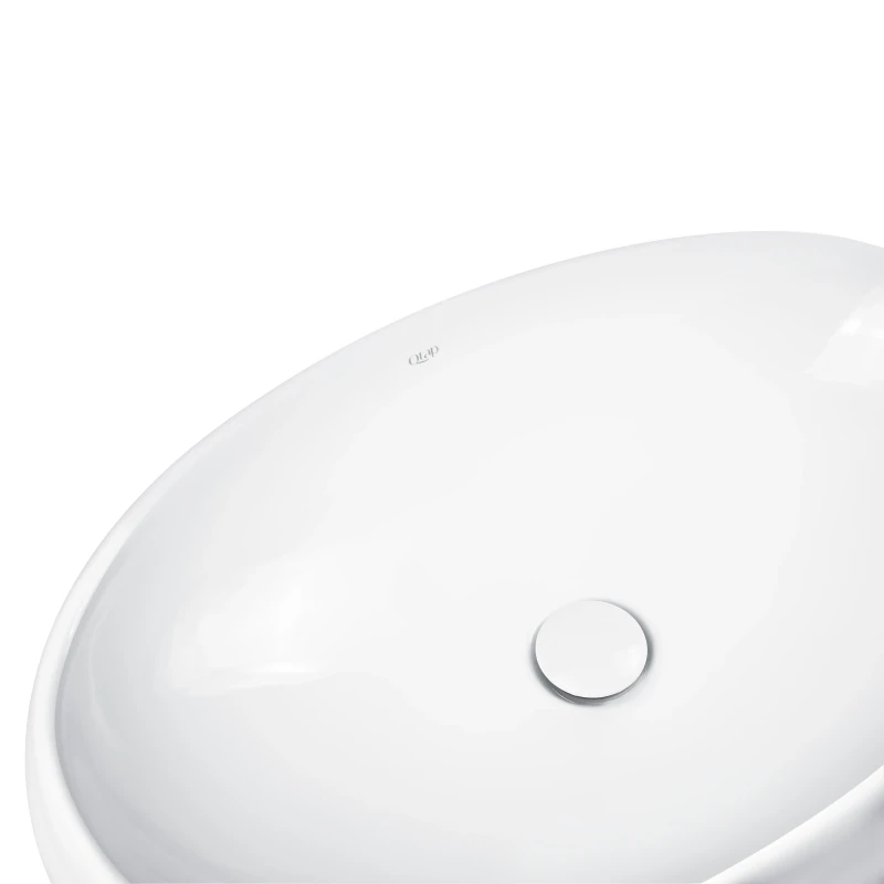Раковина-чаша Qtap Leo 600х400х155 White з донним клапаном QT11117060GW