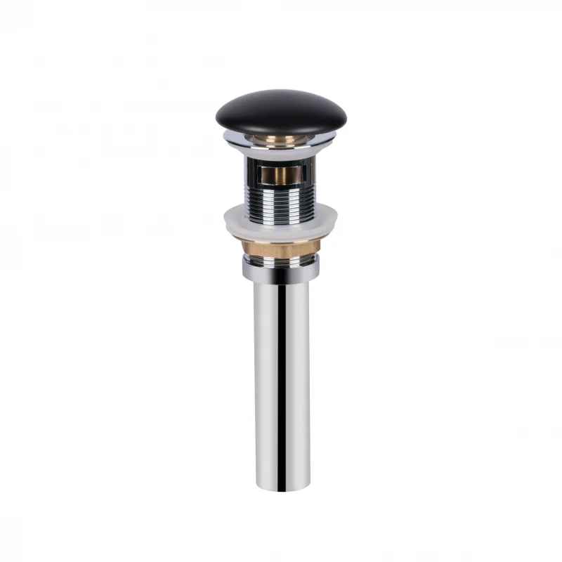 Раковина-чаша Qtap Scorpio 400x400x140 Matt black с донным клапаном QT14113018BMBMB