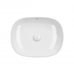 Раковина-чаша Qtap Aquarius 465x375x120 White с донным клапаном QT21112185W