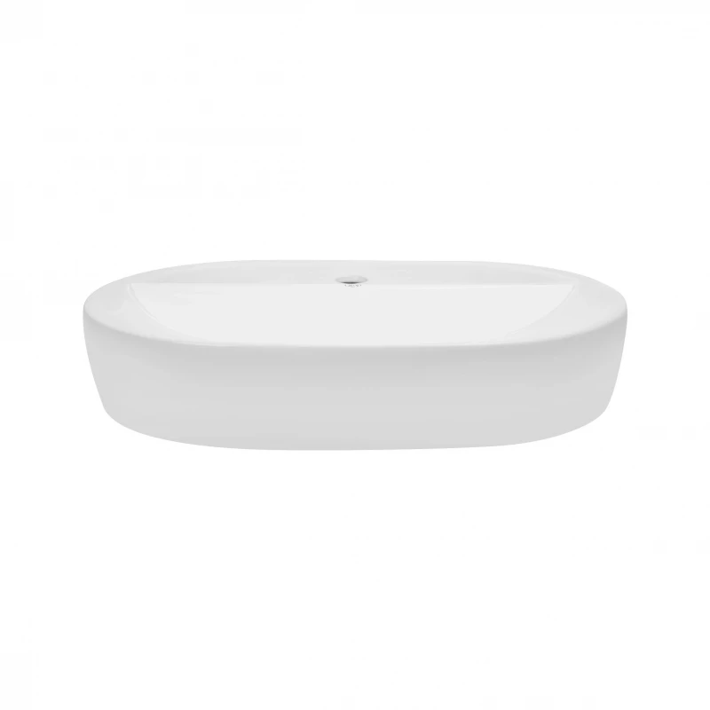 Раковина Qtap Scorpio 610x400x120 White з донним клапаном QT14112203W