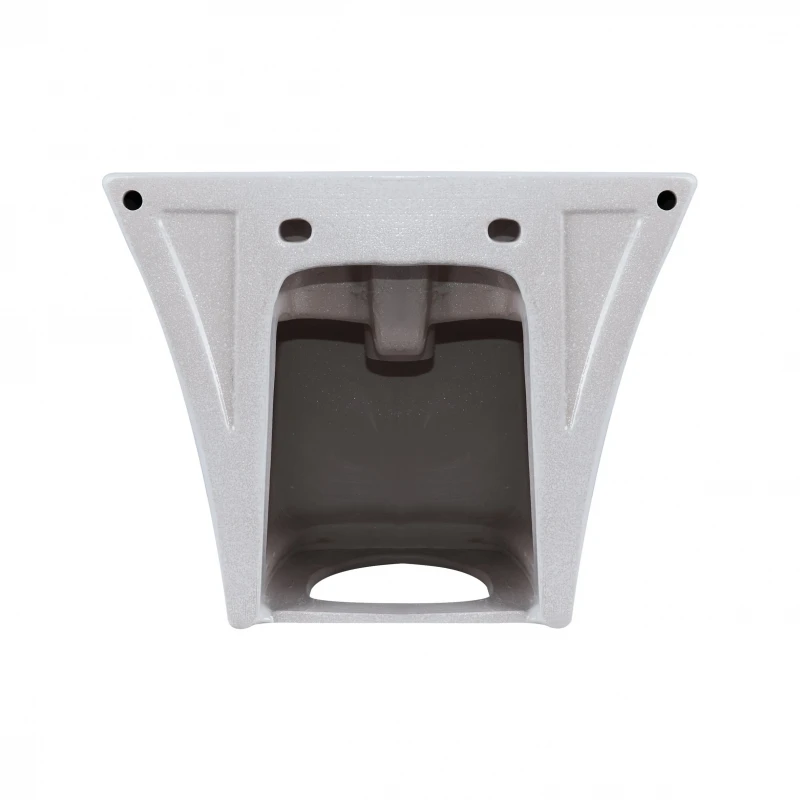 Раковина подвесная моноблок Qtap Crow 500х400х385 White с донным клапаном QT0511G815W
