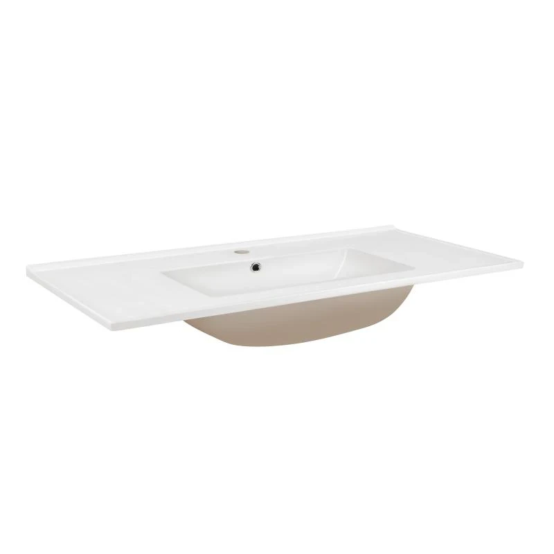 Раковина Qtap Albatross E49 1000х490х200 White без донного клапана QT01119100E49W1