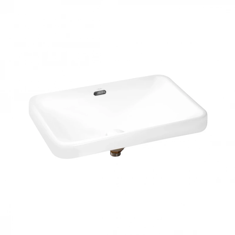 Раковина Qtap Jay 590х400х175 White с донным клапаном QT0711K306W