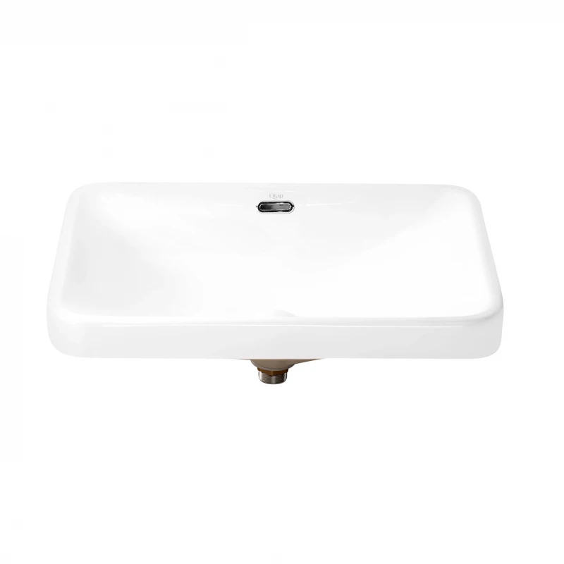 Раковина Qtap Jay 590х400х175 White с донным клапаном QT0711K306W
