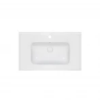 Раковина Qtap Albatross E49 800х490х200 White с донным клапаном QT01119080E49W
