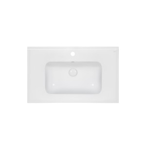 Раковина Qtap Albatross E49 800х490х200 White з донним клапаном QT01119080E49W