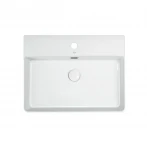 Раковина Qtap Nando LT 600х420х120 White з донним клапаном QT12112173W
