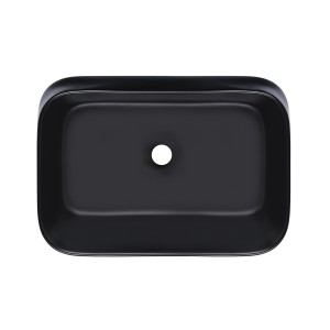 Раковина-чаша Qtap Scorpio 550х390х120 Matt black QT14112243MBN