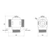 Антиконденсаційний клапан SD Forte 1 1/4" 55°C SF393W32