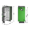 Котел твердотопливный стальной Thermo Alliance Ferrum Plus V 4.0 FSF+ 26