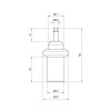 Термоелемент Icma для антиконденсаційного клапана 45°C №9311