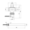 Клапан теплового скидання Icma 3/4" №605