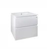 Комплект Qtap Albatross 605х725х460 White тумба підвісна + раковина урізна QT0172TP600D3060CW