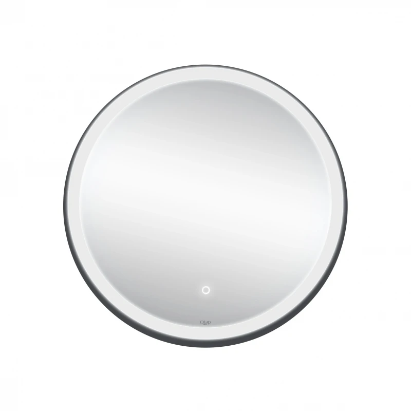 Зеркало Qtap Robin R600 с LED-подсветкой Touch, с антизапотеванием, с диммером, рег. темп. цвета (3000-6500K) QT13786501B