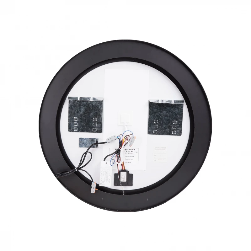 Зеркало Qtap Robin R600 с LED-подсветкой Touch, с антизапотеванием, с диммером, рег. темп. цвета (3000-6500K) QT13786501B