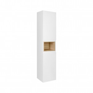 Пенал підвісний Qtap Robin 350х1650х316 White/Whitish oak QT1376PP1651RWWO