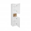 Пенал підвісний Qtap Robin 350х1650х316 White/Whitish oak QT1376PP1651RWWO