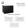 QtapTern підвісна, з 2 ящиками 1000х580х500 мм Matt Black