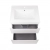 Комплект Qtap Scorpio 605х585х460 White тумба підвісна + раковина урізна QT1472TPВ6013060CW