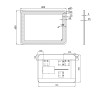 Дзеркало Qtap Swan 600x8000 з LED-підсвічуванням, Reverse QT167814146080W