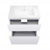 Комплект Qtap Albatross 810х825х460 White тумба підлогова + раковина урізна QT0171TN800D3080CW