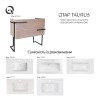 Тумба підлогова Qtap Taurus 800х800х437 Whitish oak QT2473TNT803WO