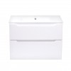 Комплект Qtap Scorpio 810х585х460 White тумба підвісна + раковина урізна QT1472TPВ8013080CW