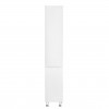 Пенал підлоговий Qtap Scorpio 350х1900х300 White з кошиком для білизни QT1475PN1901KRW