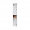 Пенал підлоговий Qtap Robin 350х1950х316 White/Whitish oak QT1376PN1651RWWO