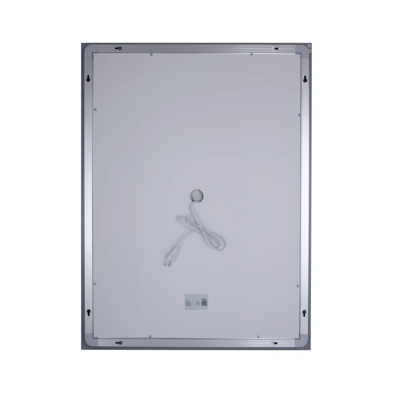 Дзеркало Lidz Kubis 600х800 з LED-підсвічуванням Touch, з антизапотіванням, з димером, рег. яскравості Reverse LD78LF9048060