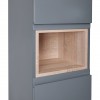 Пенал підлоговий Qtap Robin 350х1950х316 Graphite/Whitish oak QT1376PN1652RGWO