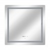 Дзеркало Qtap Mideya 800x800 з LED-підсвічуванням Touch, з антизапотіванням, з годинником, димером, рег. яскравості QT2078NCF8080W