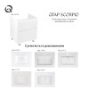 Тумба підлогова Qtap Scorpio 605х825х460 White QT1473TNВ601W