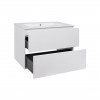 Комплект Qtap Tern 700х580х437 White тумба підвісна + раковина урізна QT1772TPL7013070CW