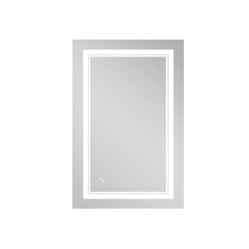 Дзеркало Qtap Cardinal 650х900 з LED-підсвічуванням Touch, з антизапотіванням, з димером, рег. темп. кольору (3000-6500K) Reverse QT0478C6590