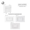 Тумба підлогова Qtap Scorpio 710х825х460 White QT1473TNВ701W