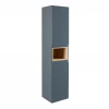 Пенал підвісний Qtap Robin N 350х1650х316 Graphite/Whitish oak QT1376PP16520RGWO
