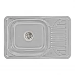 Кухонна мийка Lidz 6642 0,8 мм Micro Decor (LIDZ664208MICDEC)