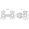 Кран буксовий SD Forte 3/4"х1/2" для радіатора нижній кутовий SF252W15