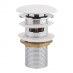 Донний клапан для раковини Qtap F0081 70х70х120 White з переливом