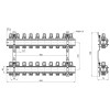 Колектор Icma 1" 10 виходів, без витратоміра №K005
