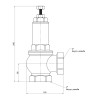Запобіжний клапан Icma 2" ВР №254