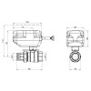 Кран кульовий зонний Icma 3/4" №341