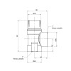 Запобіжний клапан Icma 1" ВР 2,5 бар №241