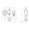 Група безпеки котла Icma №GS02