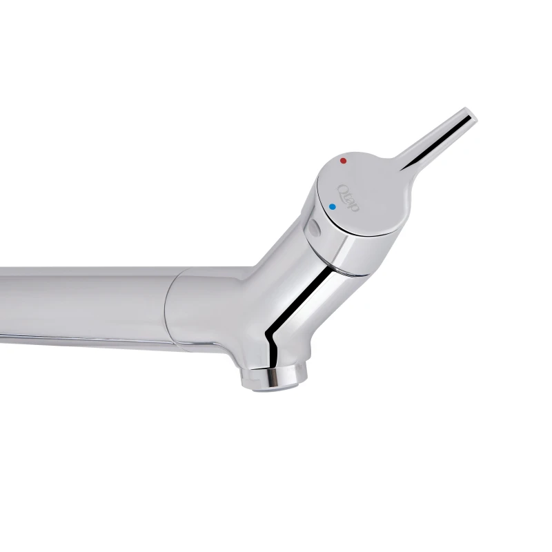 Змішувач для кухні Qtap Kuchyne з нерухомим виливом QTKUC95102FC Chrome